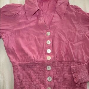 Kitri revolve pink blouse
